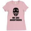 we are anonymous tshirt pipa sopa acta v for vendetta hacker's t shirt Ladies Fitted T-Shirt