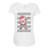 ugly santa dabbing Maternity Scoop Neck T-shirt