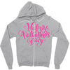 valentine's day Zipper Hoodie