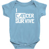 i can survive cancer Baby Onesie