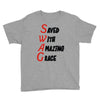 saved with amazing grace Youth Tee