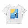 stand up paddle Crop Top