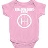 real men drive stick Baby Onesie