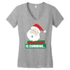 santas cumming Women's V-Neck T-Shirt