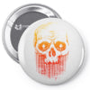 skull gradient Pin-back button
