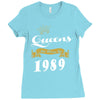queens are born in 1989 Ladies Fitted T-Shirt