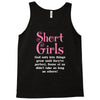 Short Girls God Only Lets Things Grow Up Tank Top