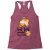 but first pumpkin space latte Racerback Tank