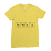 periodic table genius Ladies Fitted T-Shirt