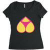 love (2) Women's Triblend Scoop T-shirt
