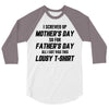 I Screwed Mothers Day So Fathers Day Lousy Tshirt 3/4 Sleeve Shirt