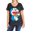 Doraemon Ladies Curvy T-Shirt