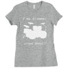 i'm a drummer please shout Ladies Fitted T-Shirt