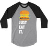 just eat it burger lover 3/4 Sleeve Shirt