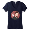 messi top Women's V-Neck T-Shirt