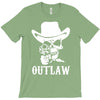 outlaw cow boy motor bike T-Shirt