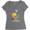 thunderbutts Women's Triblend Scoop T-shirt