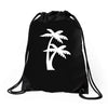 palm tree sticker vinyl decal tropical island beach ocean wall car win Drawstring Bags