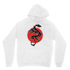 sun dragon with pearl   black red white Hoodie