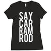 say car ram rod Ladies Fitted T-Shirt