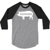 pig sausages funny 3/4 Sleeve Shirt