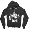 the world's greatest non biological dad Zipper Hoodie