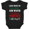 i just want to bake stuff and watch christmas movies all day Baby Bodysuit