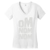om nom nom Women's V-Neck T-Shirt