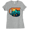 coffee and adventure Ladies Fitted T-Shirt
