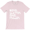 bono, clayton, edge, mullen T-Shirt