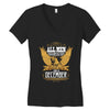 All Men Are Created Equal But Only The Best Are Born In December Women's V-Neck T-Shirt