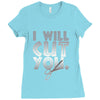 i will cut you Ladies Fitted T-Shirt
