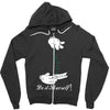 mickey hands rolling weed marijuana Zipper Hoodie