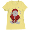 christmas santa Ladies Fitted T-Shirt