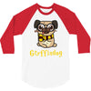 gryffindog pug 3/4 Sleeve Shirt
