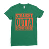 straight outta second grade Ladies Fitted T-Shirt