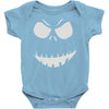 evil scary pumpkin face Baby Onesie