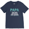 papa the man the myth the legend V-Neck Tee