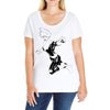 captain marvel 7 Ladies Curvy T-Shirt