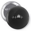 pug heartsnort Pin-back button