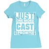Just One More Cast I Promise Ladies Fitted T-Shirt