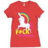 unicorn funny Ladies Fitted T-Shirt