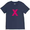 pink x V-Neck Tee