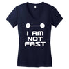 not fast Women's V-Neck T-Shirt