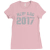 new dad 2 Ladies Fitted T-Shirt
