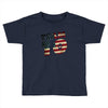 team 10 american flag Toddler T-shirt