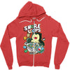 snore loops Zipper Hoodie