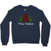lumberjack tree merry christmas Crewneck Sweatshirt