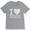 i love kung fu V-Neck Tee