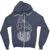 imperial egg Zipper Hoodie